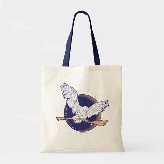 prettige feestdagen Hedwig Delivery Tote Bag (Voorkant)