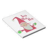 prettige feestdagen Ho Ho Merry Kerstmis Notitieblok (Schuin)