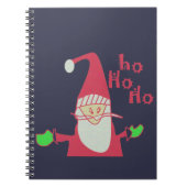 prettige feestdagen Ho Ho Merry Kerstmis Notitieboek (Voorkant)