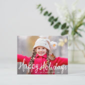 Prettige feestdagen HOE Kerstkaart te beletteren Briefkaart (Staand voorkant)