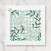 prettige feestdagen | Holly en Doves Bedankjes Labels (Voorkant)