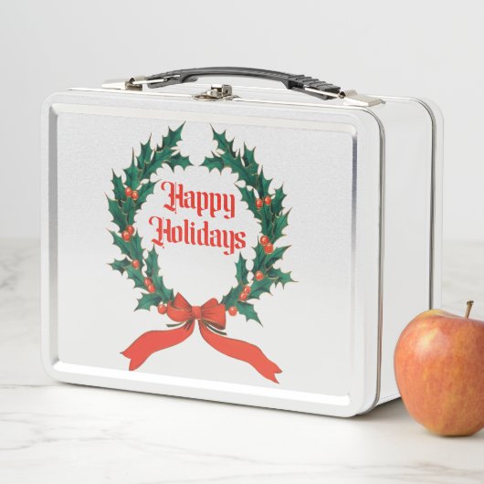 Prettige feestdagen  Holly Kerstkrans (In situ)