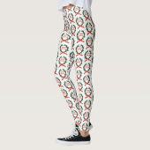 Prettige feestdagen  Holly Kerstkrans Leggings (Links)