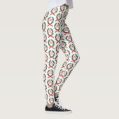 Prettige feestdagen  Holly Kerstkrans Leggings (Rechts)