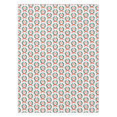 Prettige feestdagen  Holly Kerstkrans Tafelkleed (Voorkant)