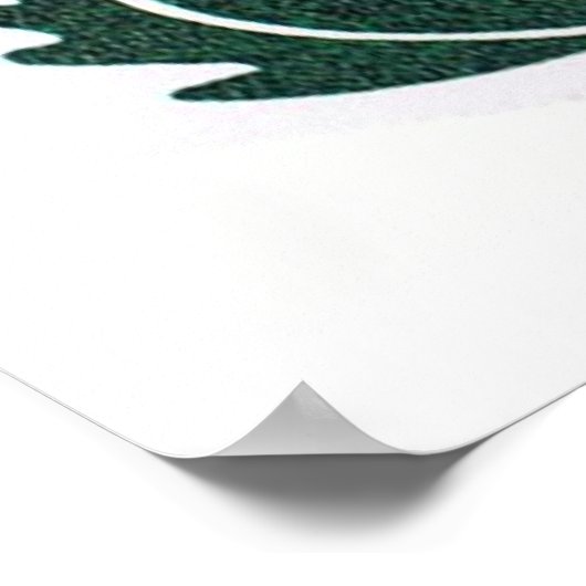 prettige feestdagen Holly Poster (Hoek)