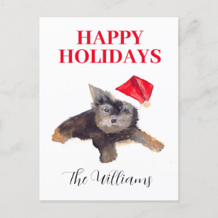 Prettige feestdagen Hond Dier Pet Elegant waterver