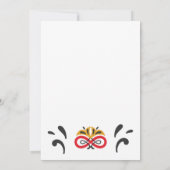 Prettige feestdagen Hond Kaart (Achterkant)