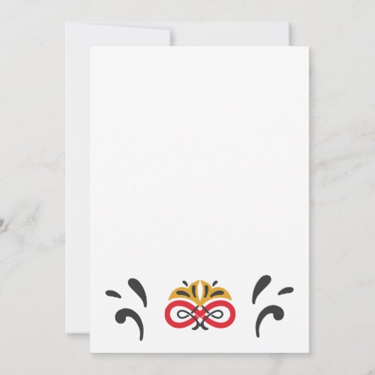 Prettige feestdagen Hond Kaart (Achterkant)