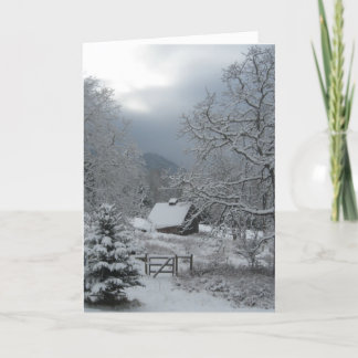 Prettige feestdagen Hood River Winter Kaart