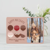 Prettige feestdagen Hot Chocolate Bomb Feestdagenkaart (Staand voorkant)