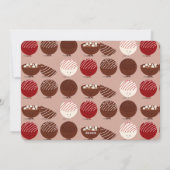 Prettige feestdagen Hot Chocolate Bomb Feestdagenkaart (Achterkant)