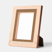 Prettige feestdagen Houten Gegraveerde Lijstjes (Links)