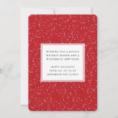 Prettige feestdagen Huisdier Zakelijke Foto Vakant Feestdagenkaart (Achterkant)