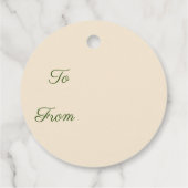 prettige feestdagen Hummingbird Bedankjes Labels (Achterkant)