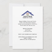 Prettige feestdagen Iconische Rockefeller Plaza Bu Feestdagenkaart (Achterkant)