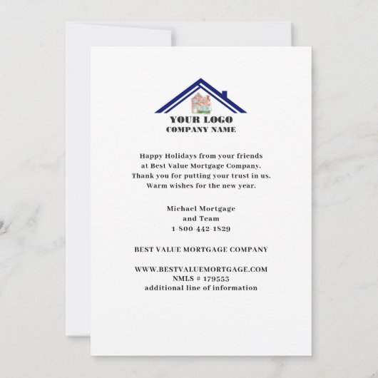 Prettige feestdagen Iconische Rockefeller Plaza Bu Feestdagenkaart (Achterkant)