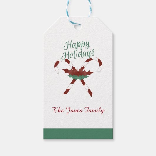  Prettige feestdagen IDetiket voor Label Cadeaulabel (Voorkant)
