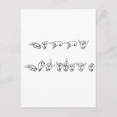 Prettige feestdagen In gebarentaal (Voorkant)