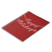 prettige feestdagen in het Notitieboek Twinkle Lig (Linkerzijde)