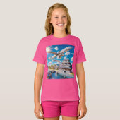 Prettige feestdagen In Japan! van Natasha Us T-shirt (Voorkant volledig)