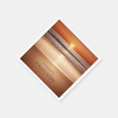 Prettige feestdagen In Strandzand Servet (Hoek)