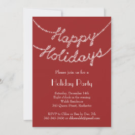 prettige feestdagen in Twinkle Lights Party Kaart