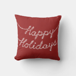 prettige feestdagen in Twinkle Lights Throw Cushio Kussen