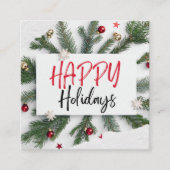 prettige feestdagen informatiekaartje (Voorkant)