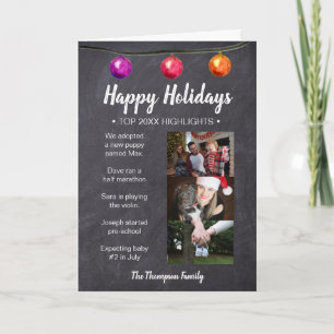 prettige feestdagen Jaar in Review kerstfoto