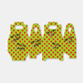 Prettige feestdagen Je bent stout of aardig gewees Bedankdoosjes (Uitgevouwen)