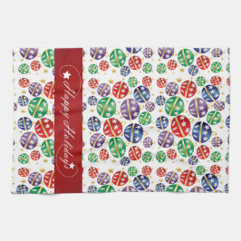 Prettige feestdagen Jingle Bell Christmas Theedoek