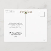 Prettige feestdagen Jingle Bells Gold White (Achterkant)