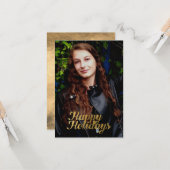 prettige feestdagen kaart (Voorkant / Achterkant in situ)