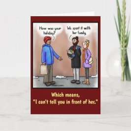 prettige feestdagen kaart