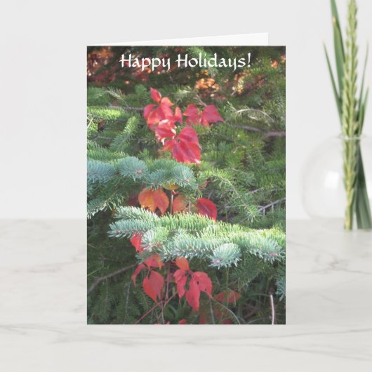 prettige feestdagen kaart (Voorkant)