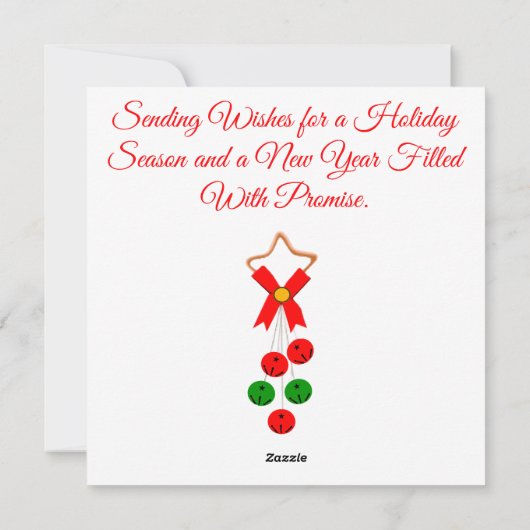 Prettige Feestdagen Kaart (Achterkant)