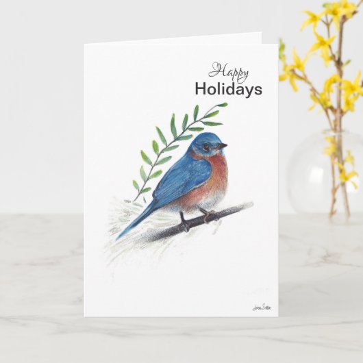 prettige feestdagen Kaart (Gele Bloem)