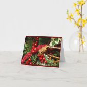 prettige feestdagen. kaart (Gele Bloem)