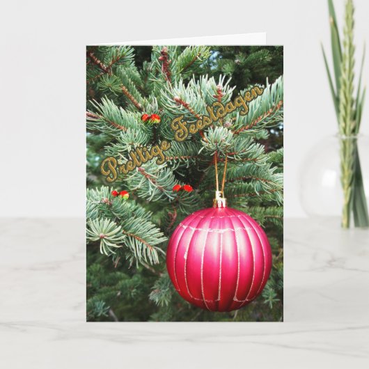 Prettige Feestdagen Kaart (Voorkant)