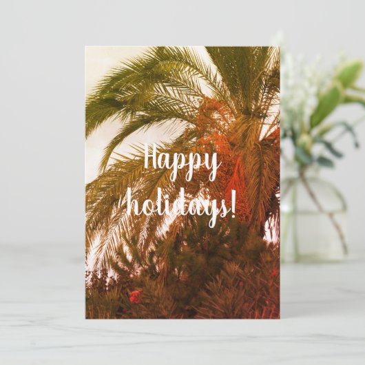 prettige feestdagen! kaart (Staand voorkant)