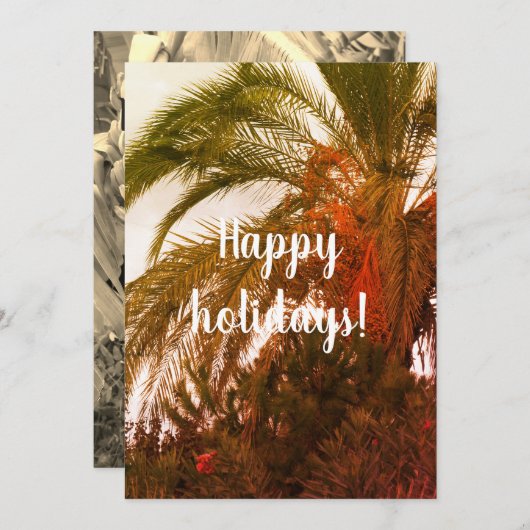 prettige feestdagen! kaart (Voorkant / Achterkant)