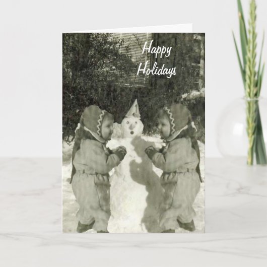 prettige feestdagen kaart (Voorkant)
