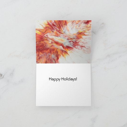 Prettige feestdagen! Kaart (Binnen)