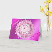 Prettige feestdagen kaart (Gele Bloem)