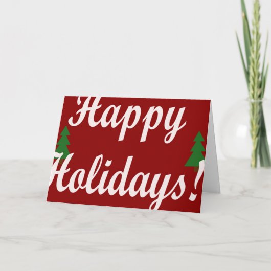 prettige feestdagen kaart (Voorkant)