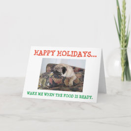 prettige feestdagen kaart