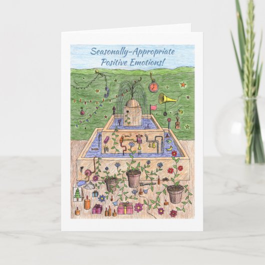 prettige feestdagen kaart (Voorkant)