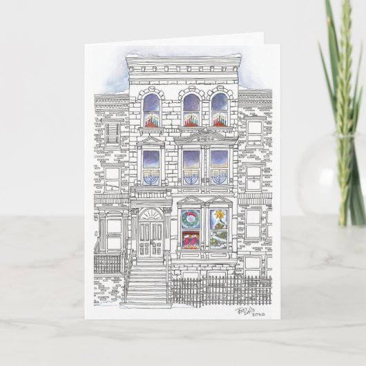 prettige feestdagen kaart (Voorkant)