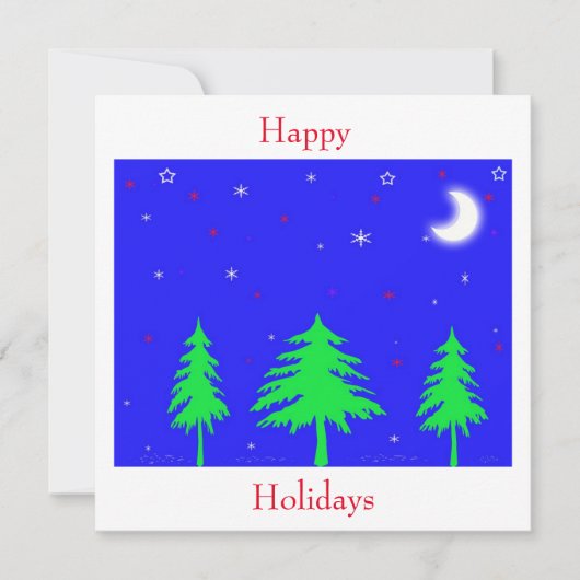 prettige feestdagen kaart (Voorkant)